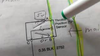 THROTTLE POSITION SENSOR explanation for wiring diagram, troubleshooting and simplify tutorial