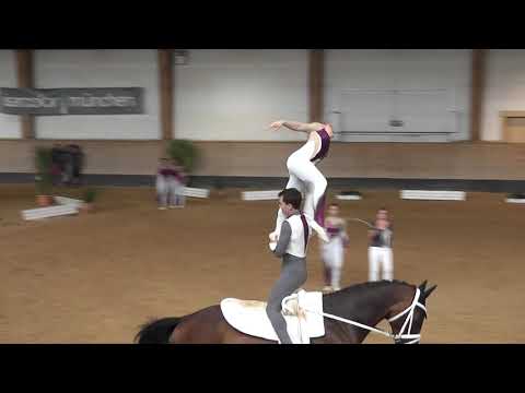 Bayerische Meisterschaften 2019 - Voltigieren - Gruppe Gilching 1