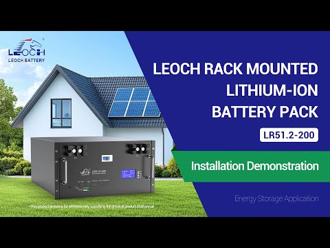 How to Install LEOCH Rack-Mounted Home Batteries | Step-by-Step Tutorial