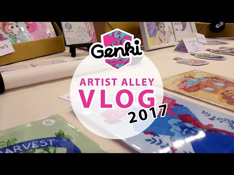 Genki 2017 | Artist Alley VLOG