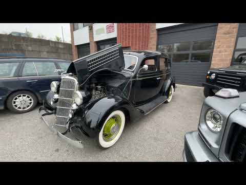 1935 Ford Model 48 Deluxe - Cold Start Procedure and Demo