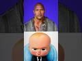 Turning The Rock Into The BOSS BABY And He Looks So CUTE Shorts