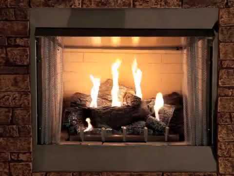 White Mountain Hearth Carol Rose Coastal Collection Premium 36" Outdoor Fireplace