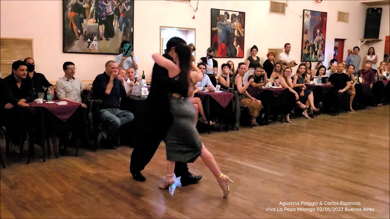 AGUSTINA PIAGGIO y CARLOS ESPINOZA en Viva La Pepa Milonga (1/4)