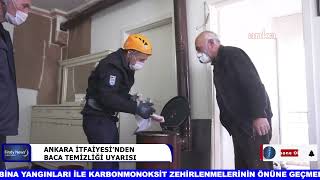 ANKARA İTFAİYESİ’NDEN BACA TEMİZLİĞİ UYARISI
