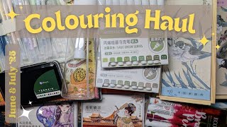 Colouring haul  - June and July 2025