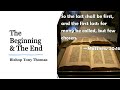 The Beginning and the End