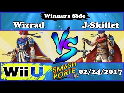 SmashPorte 1 - Wizrad (Roy) Vs J-Skillet (Ike) - SSB4 Winners Side