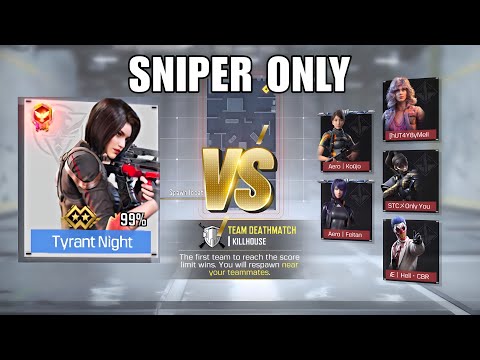 I 1v5 my Subscribers Using Sniper Only in KILLHOUSE…(Intense)