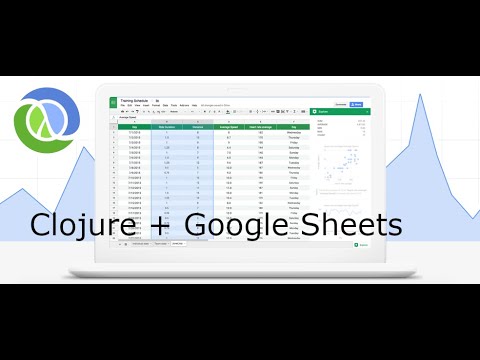 google sheets clojure integration