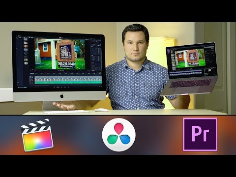 2017 5K iMac vs 15" MacBook Pro Video Editing - FCX Premiere & Resolve 14