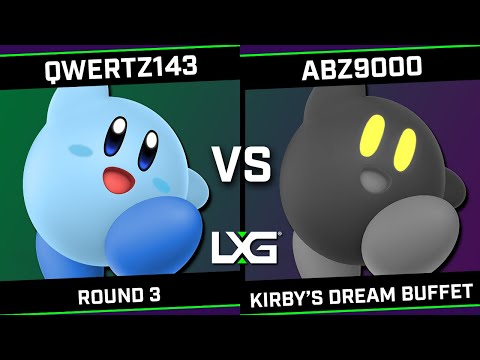 qwertz143 vs ABZ9000 - Kirby's Dream Buffet @ LXG 5