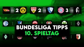 Bundesliga Prognose: 10. Spieltag Tipps & Vorschau | ALLE gegen THIELE!