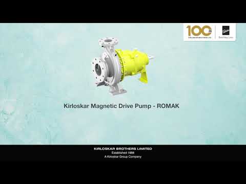 Cast iron kirloskar magnetic drive process pump, 16bar, mode...