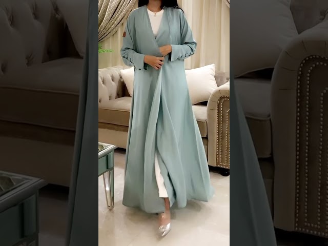 حرير مغسول كلوش (زيتي -تيفاني- اسود-جملي)