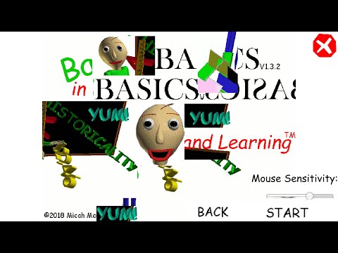 I Played A Corrupted Version Of Baldi's Basics
