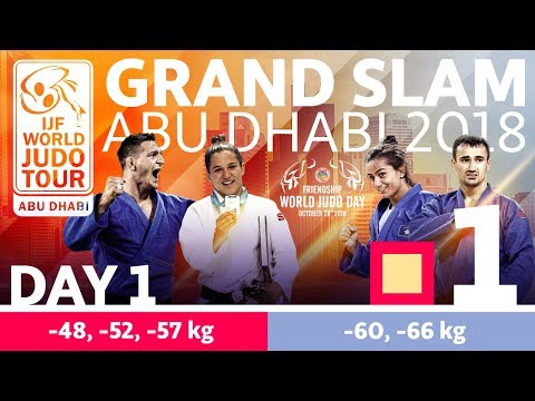 Judo Grand-Slam Abu Dhabi 2018: Day 1 - Day 1: Tatami 1