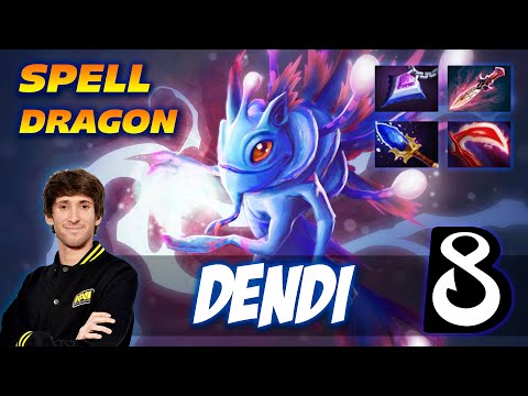 Dendi Puck Spell Dragon - Dota 2 Pro Gameplay [Watch & Learn]
