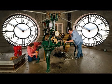 Tick, Tock. The Old Red tower clock is set forward for Daylight Saving Time