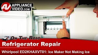 Whirlpool Refrigerator Repair - Not Making Ice - Ice Maker Module Diagnostic & Repair
