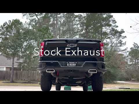 Borla Touring vs Stock Exhaust 2022 Silverado 5.3L