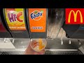 Soda Drink Refills At McDonald S POV ASMR COKE SPRITE DR PEPPER FANTA