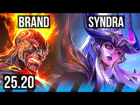 BRAND vs SYNDRA (MID) | EUW Diamond | 25.20