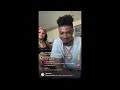 Blueface And Chrisean Rock  Full Instagram LIVE ,She Slaps Phone & Breaks Glass in Heated Argument‼️