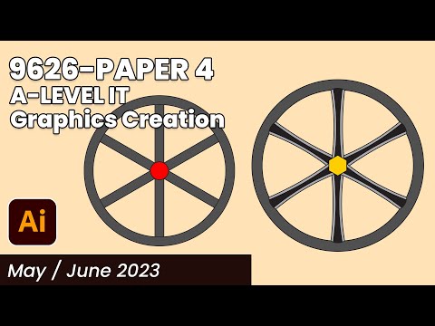 9626 Paper 4 - A Level IT May/June 2023   Graphics Creation - Illustrator