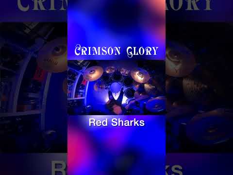 Thumbnail for 🔥CRIMSON GLORY - Red Sharks #shorts #drumcover #drums #80smetal #progressivemetal by Dana Burnell