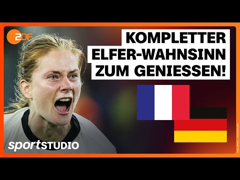 Elfmeterschießen Frankreich – Deutschland | Viertelfinale UEFA Frauen-EM 2025 | sportstudio