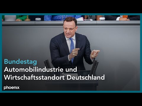 Bundestag: Debatte zur Automobilindustrie und dem Wirtschaftsstandort Deutschland