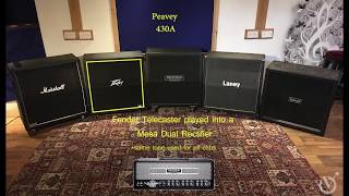 Video thumbnail for Guitar Cab Shootout (Matamp ,Peavey, Marshall, Mesa, Laney) by VibrationsStudios