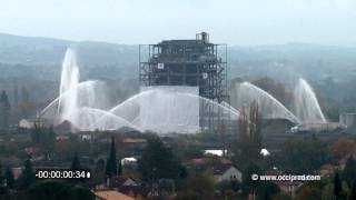 preview picture of video 'Démolition de la centrale de Pélissier à Albi - samedi 10 novembre 2012'