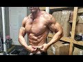 Amazing Male Fitness Body | Flexing 1 Week before photoshoot | Micah LaCerte
