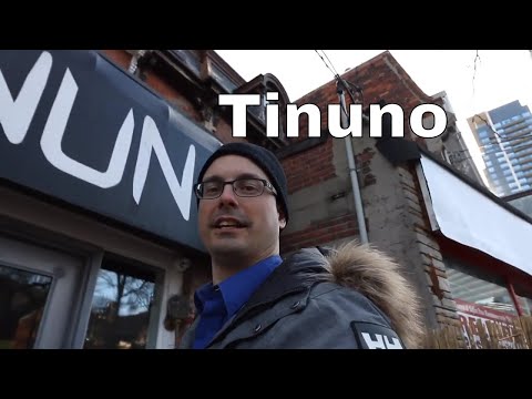 Eating with hands in Toronto Filipino Restaurant Tinuno