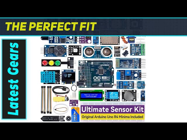 Vídeo relacionado con Sunfounder - Kit de sensores con Original Arduino Uno R4 Minima, Smart IoT y Basic Sensor Projects with Online Tutorials, Adecuado para Edad 8+ Beginners (Original Arduino Uno R4 Minima Included)