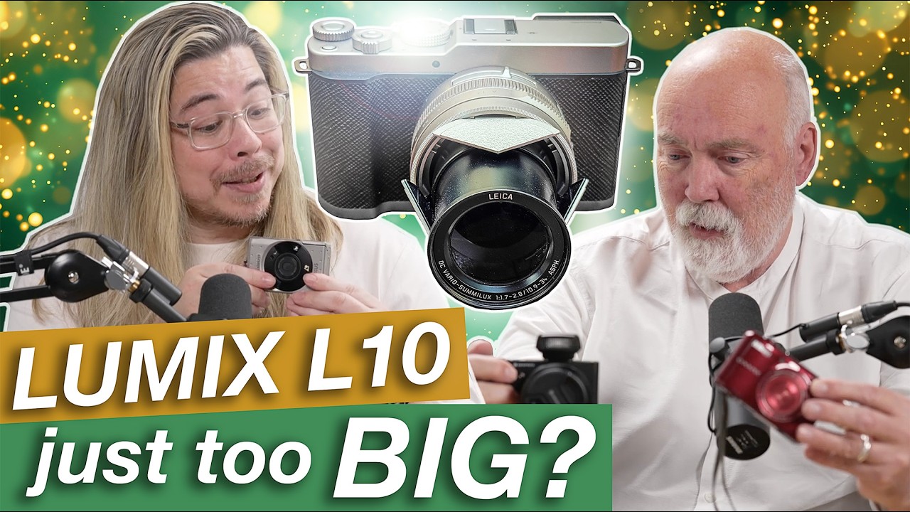Lumix L10: too big or the perfect size for a compact camera? - YouTube