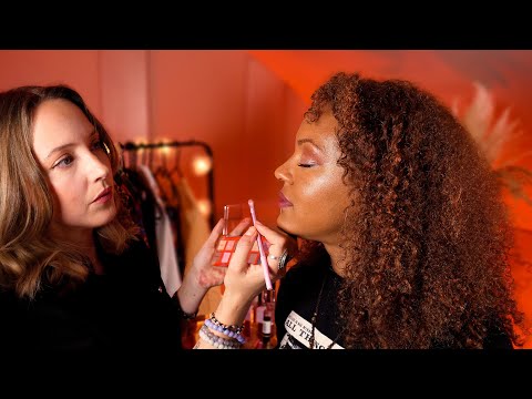 ASMR Personal Shopping Counter Roleplay✨ Make-up, Hair Styling + Clothes Browsing for Sleep