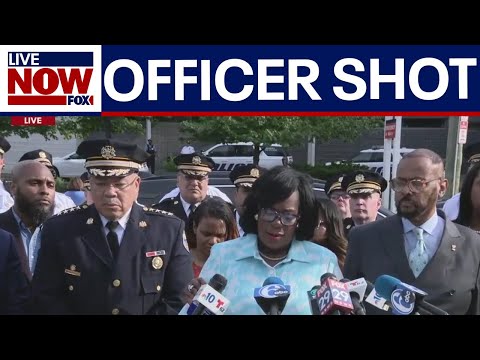 Video | Philadelphia police officer shot while breaking up fight near high school, in critical condition