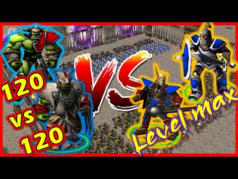 warcraft 3 footman ft priest vs grunt ft shaman