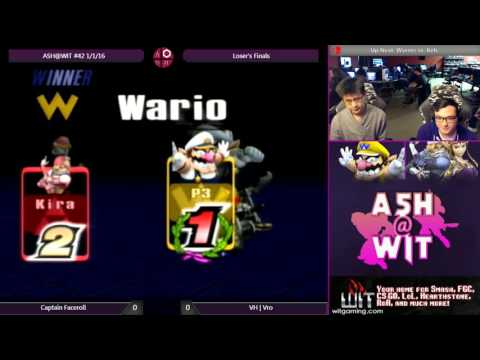 Captain Faceroll (Sheik) vs VH | Vro (Wario) - ASH@WIT #42 PM Loser's Finals