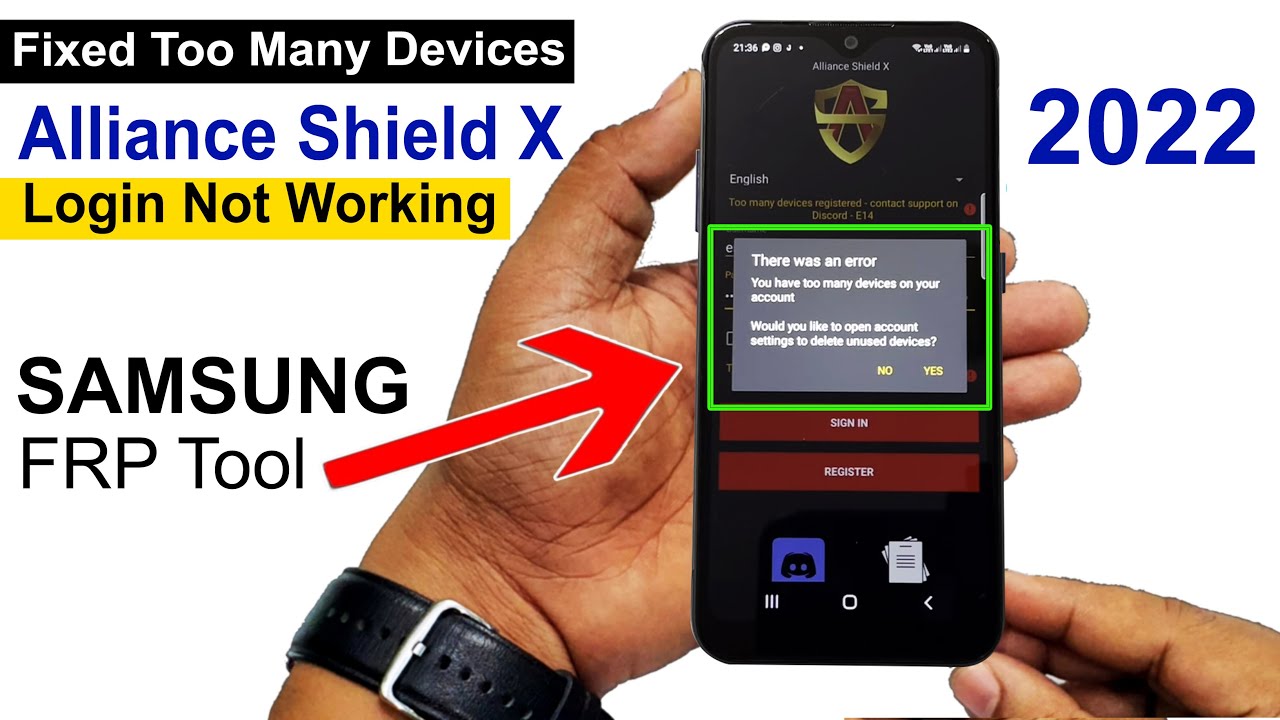Fixed Too Many Devices Alliance Shield X (All Samsung FRP BYPASS 2022)🔥🔥🔥