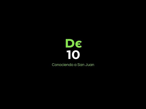 Práctica Televisiva Programa “DE 10 CONOCIENDO SAN JUAN” – Materia Comunicción y Cultura
