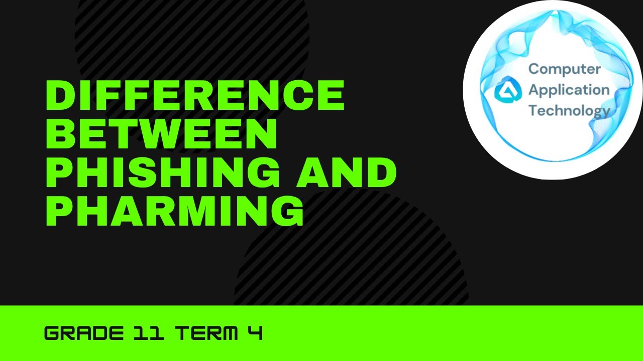 Difference Between Phishing and Pharming.