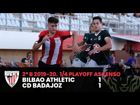 Imagen de portada del video ⚽️ Resumen I Playoff Ascenso 2ªDiv I Bilbao Athletic 1-1 CD Badajoz I Laburpena