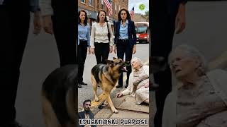 She Fell on the Road… Then His Dog Did the Unbelievable 🐶❤️ #kindness #emotional #animals