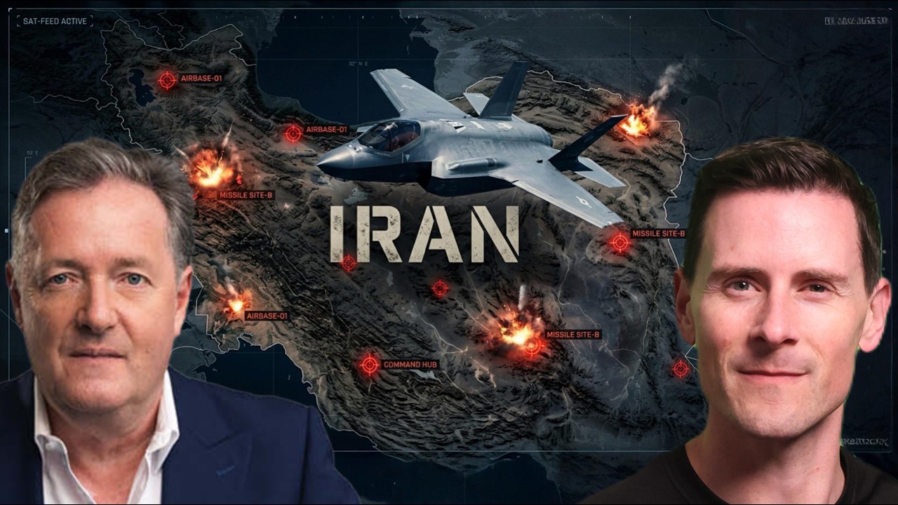 HEATED CLASH Between Piers Morgan & Max Afterburner on Trump's Iran Post