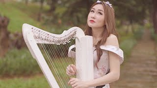 Alice&#39;s Theme - Danny Elfman (Harp and Vocal Cover by Angela July)