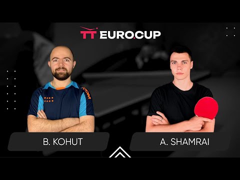 18:00 Bohdan Kohut - Andrii Shamrai 12.08.2024 TT Euro.Cup Ukraine Elite. TABLE 3